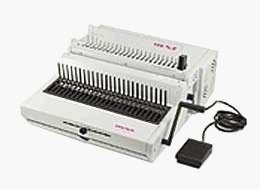 NEU: RENZ combicomfortPLUS - Plastikbindegerät / elektr. Stanzung US-Teilung/ 21 Ringe 